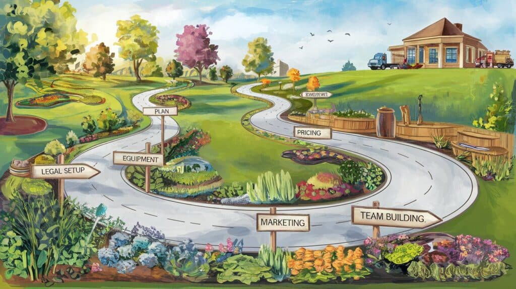 How to start a landscaping business success roadmap