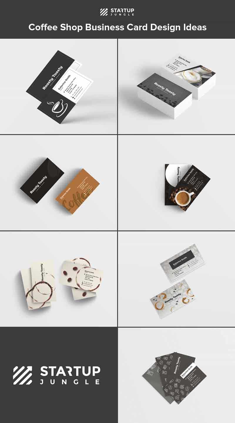 coffee shop business card templates